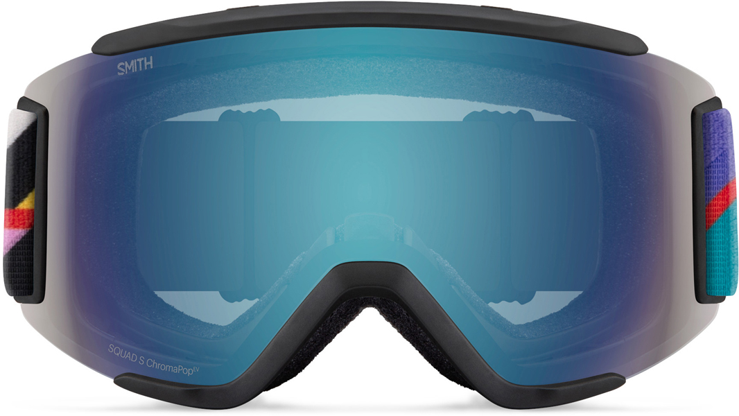 Product image 2 of the product “SQUAD S Goggle 2026 formations/chromapop everyday blue mirror ”