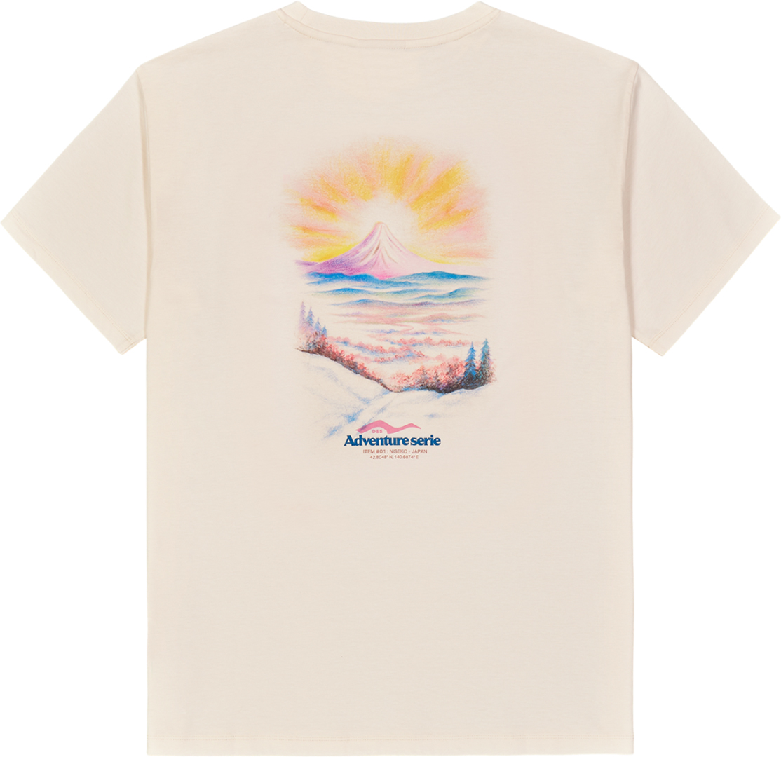 Product image 2 of the product “DAD & SON NISEKO T-Shirt 2026 natural white L”