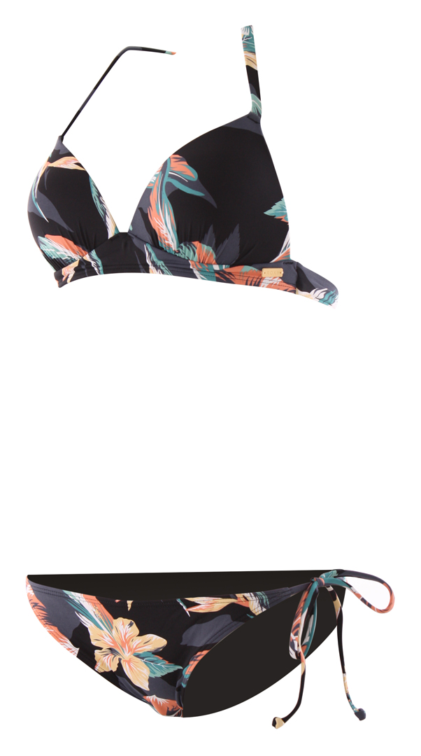 roxy anthracite bikini