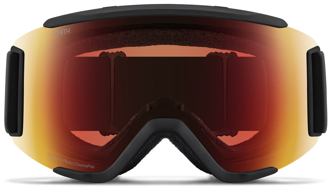 Smith SQUAD S Goggle black/chromapop pro photochromic red mirror
