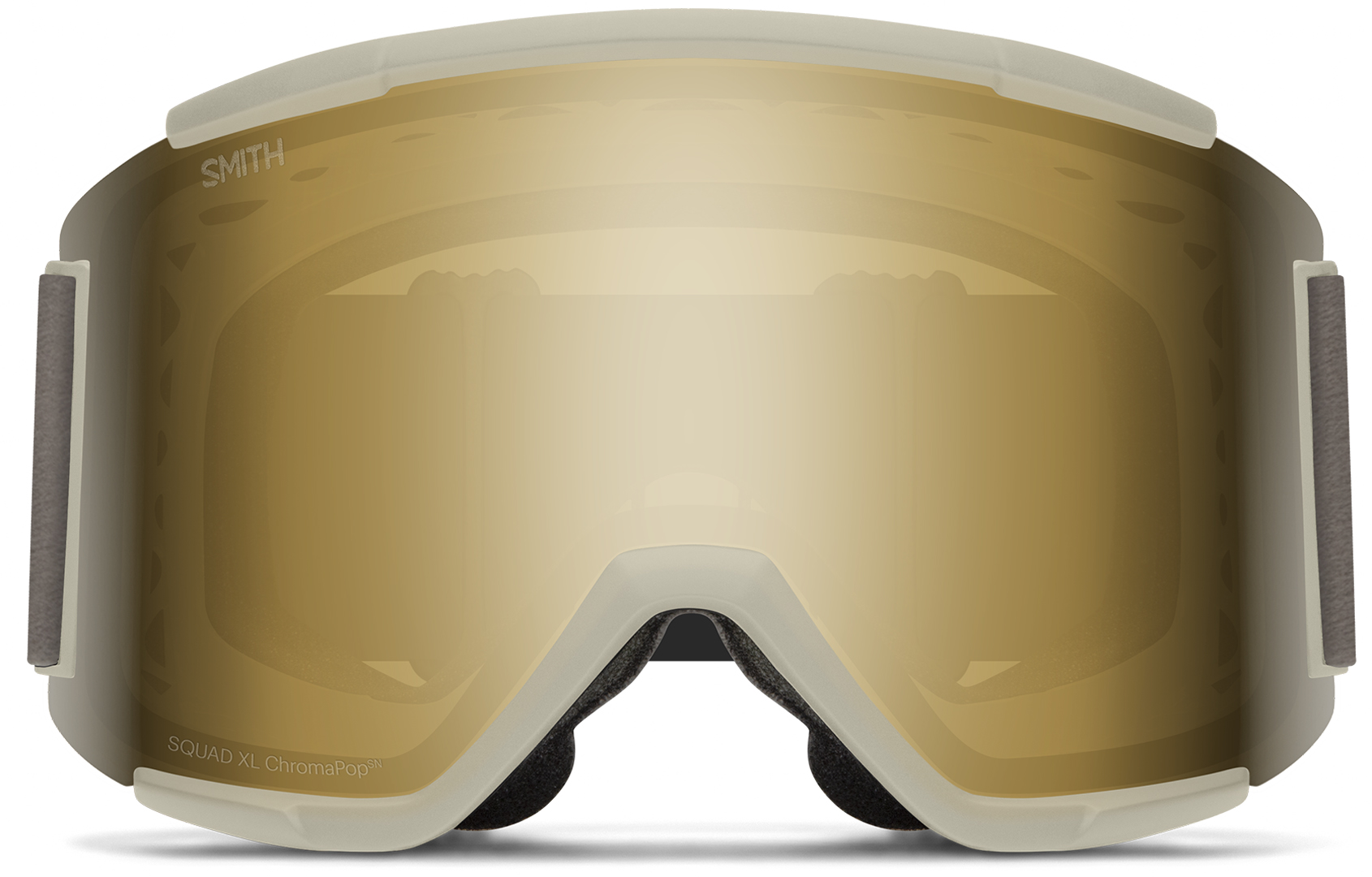 Product image 2 of the product “SQUAD XL Goggle 2026 chalk/chromapop sun black gold mirror ”
