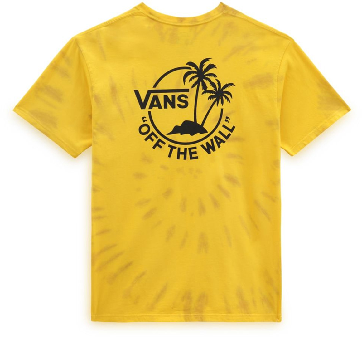 Vans MINI DUAL PALM TIE DYE T Shirt old gold narcissus black Warehouse One