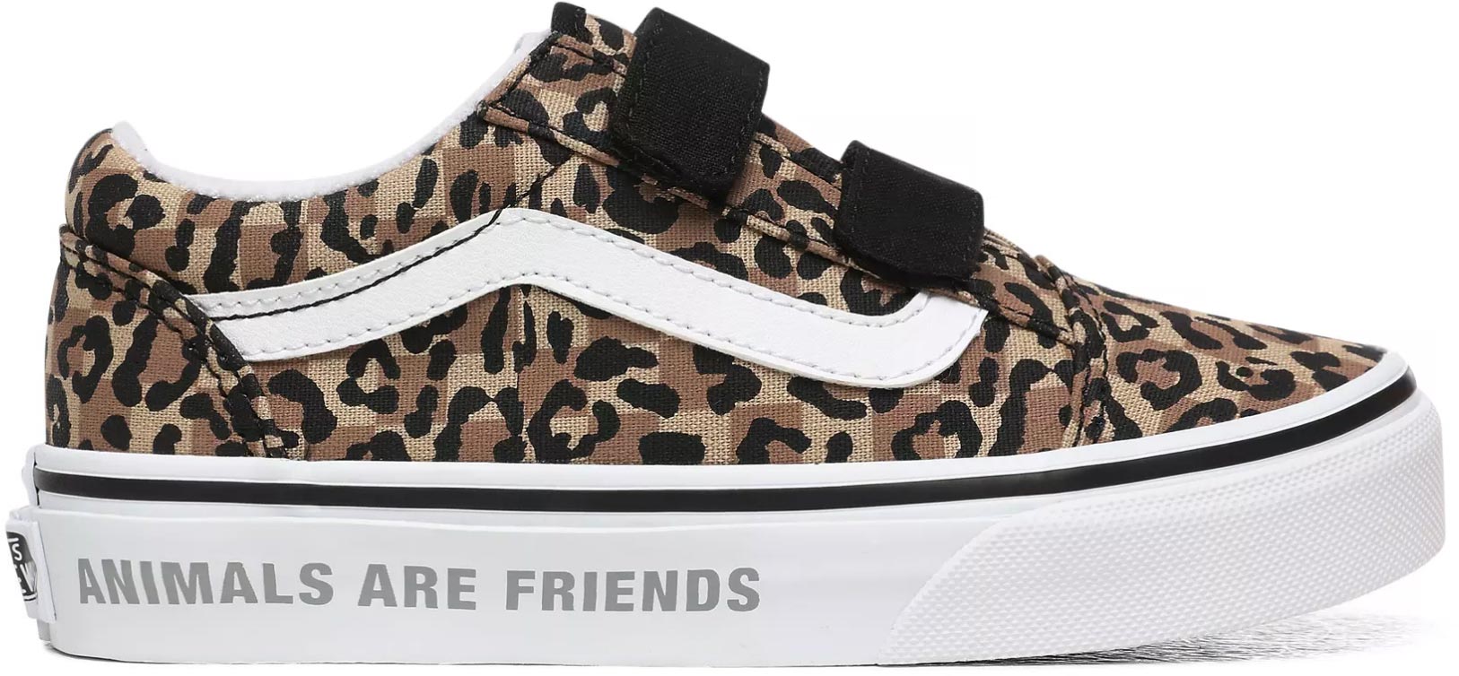 Vans OLD SKOOL V KIDS Shoe 2020 animal checkerboard leopard Vans OLD SKOOL V KIDS Shoe 2020 animal checkerboard leopard