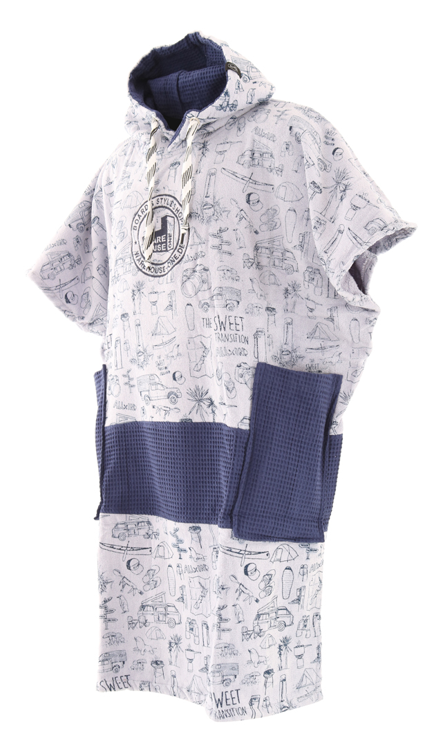 ALL-IN Surf Poncho X WH1 V BUMPY Poncho camping sky Beachwear Overall 
