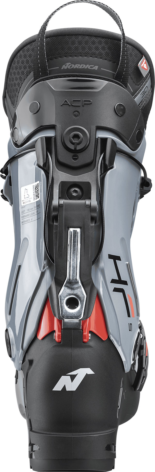 Product image 3 of the product “HF S 110 GW Ski Boot 2027 grey/black/red 28,5”
