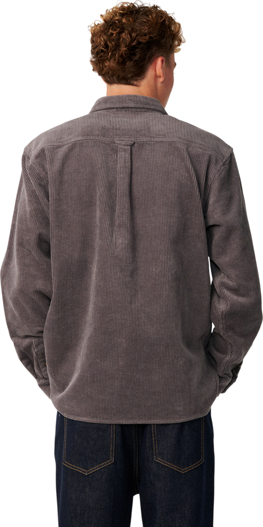Product image 3 of the product “PREMIUM SURF CORD LS Shirt 2027 deep mushroom L”