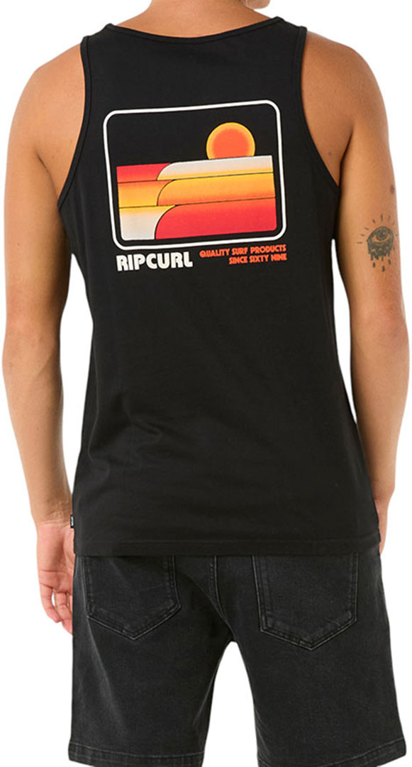 Camiseta RIP CURL parte superior SURF REVIVAL PEAKING Tank 2025 negra parte superior Top - Imagen 9 de 18