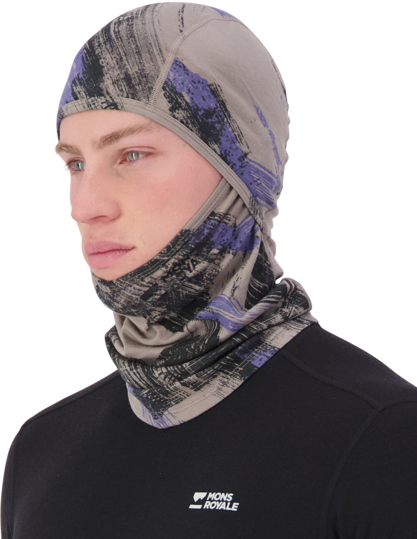Product image 3 of the product “SANTA ROSA MERINO FLEX Facemask 2027 paintbrush blue S/M”