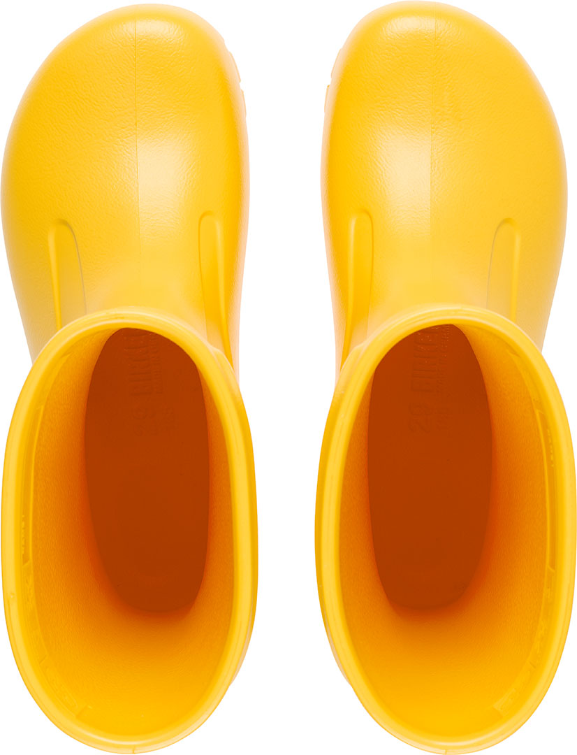 Birkenstock DERRY KIDS Rubber Boot playground scuba yellow | Warehouse One