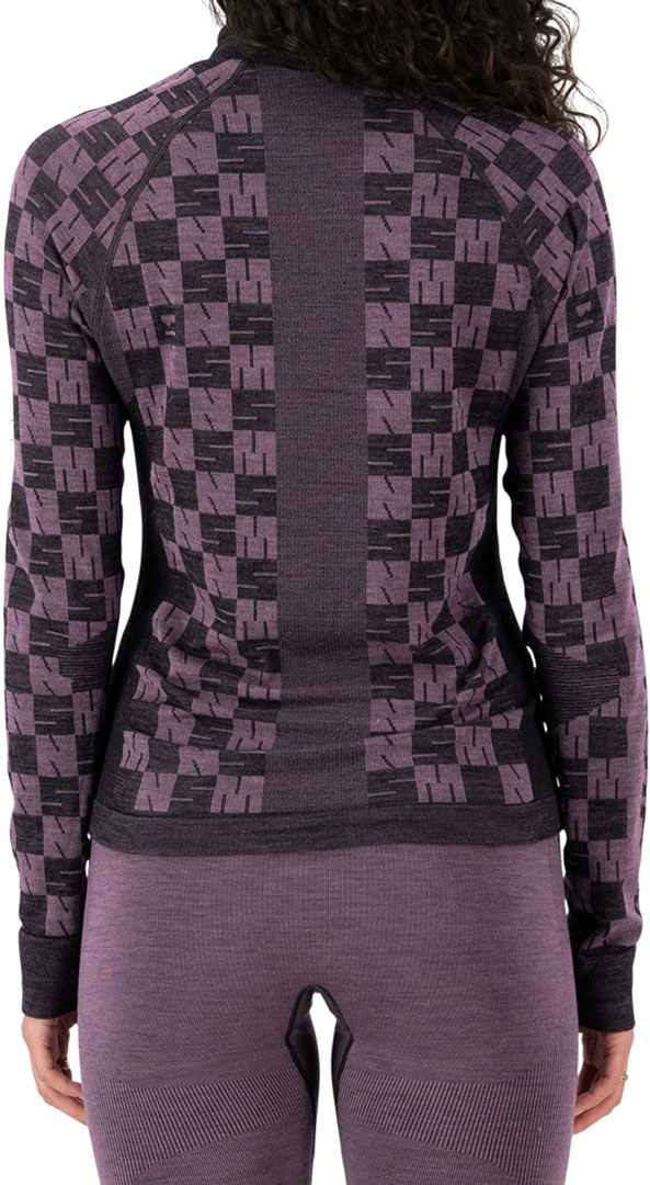 Artikelbild 3 des Artikels “ASCENDER MERINO MOCK NECK WOMEN Longsleeve 2026 mauve/black “