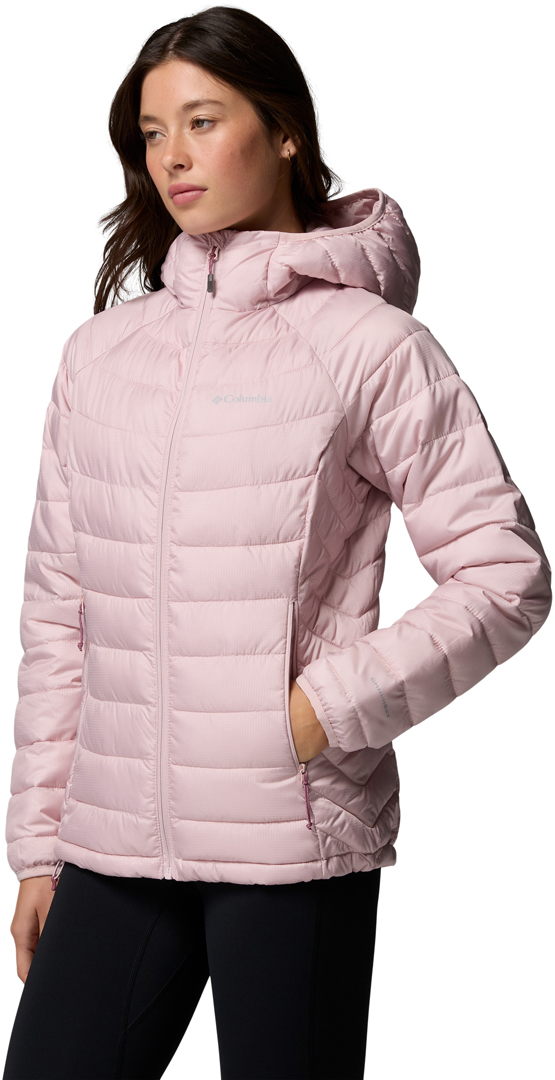 Product image 3 of the product “POWDER LITE II HOODED WOMEN Jacket 2027 mineral pink ripstop L”