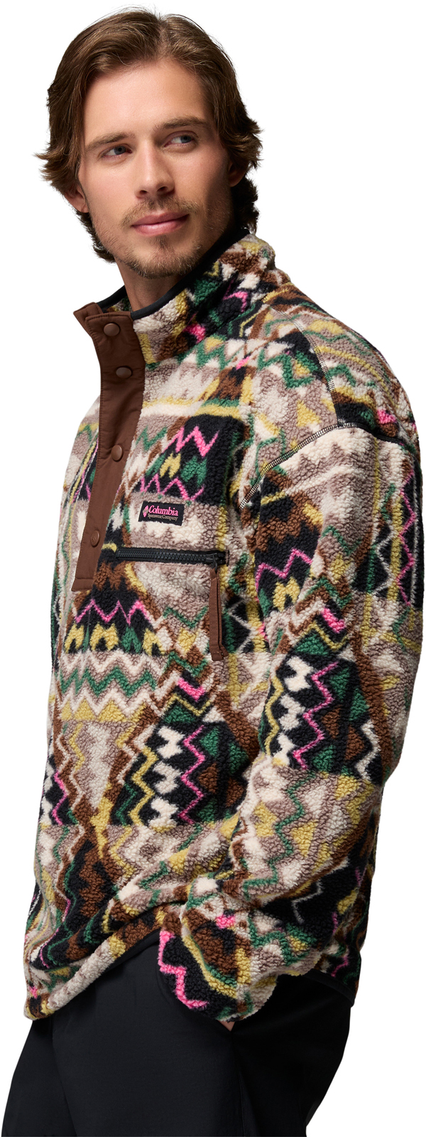 Product image 3 of the product “HELVETIA II PRINTED Fleece 2027 black geomix M”