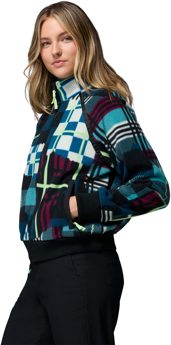 Product image 3 of the product “BUGABOO 1986 Zip Fleece 2027 teal/plaidpatch/black M”