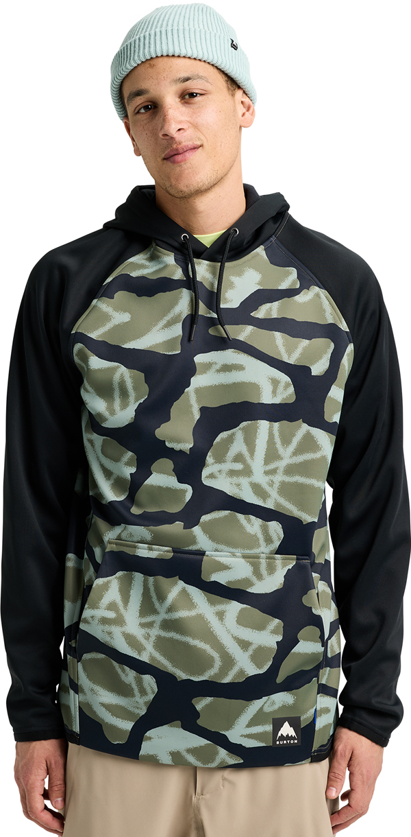 Product image 3 of the product “CROWN WEATHERPROOF Hoodie 2026 graffiti camo/true black M”