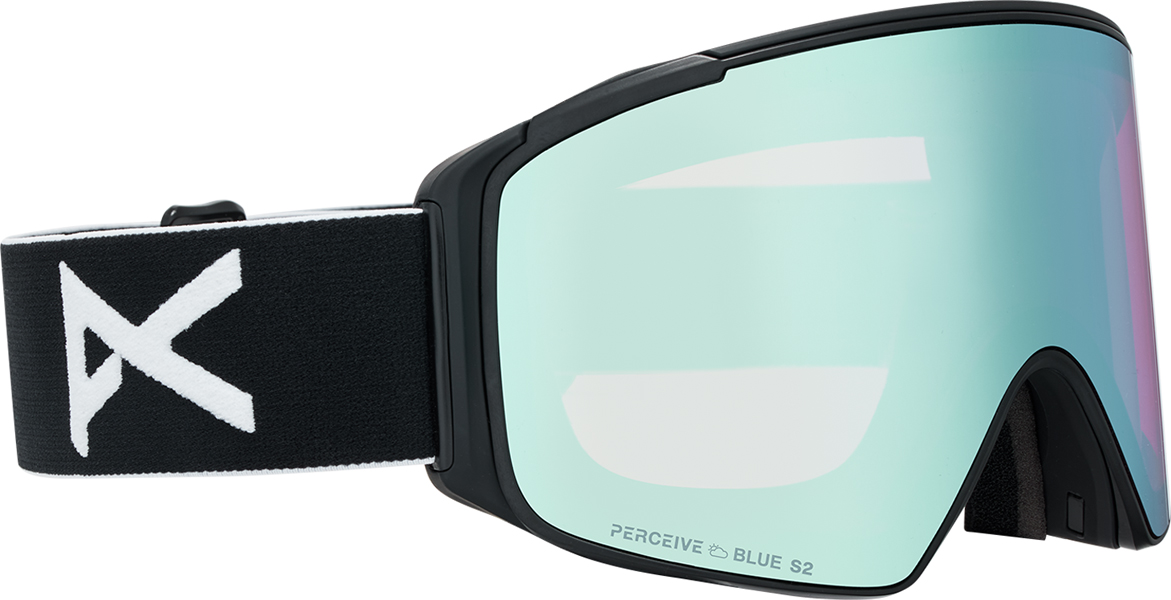 Product image 3 of the product “M4S CYLINDRICAL Goggle 2027 black/perceive variable blue ”