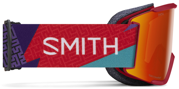 Smith Squad S Ski Goggles | Small Fit Smith Squad S Crimson A-Maze