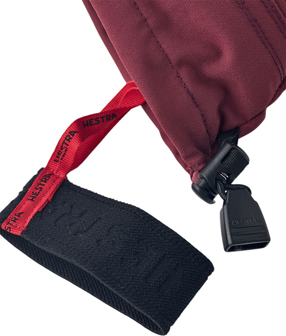 Product image 3 of the product “HELI SKI WOMEN Glove 2027 bordeaux/offwhite 9”