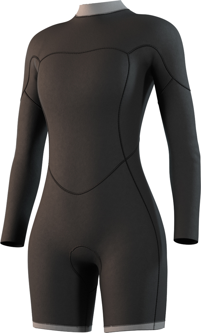 Artikelbild 3 des Artikels “BRAND WOMEN 3/2 LS BACK ZIP Shorty 2026 black S“