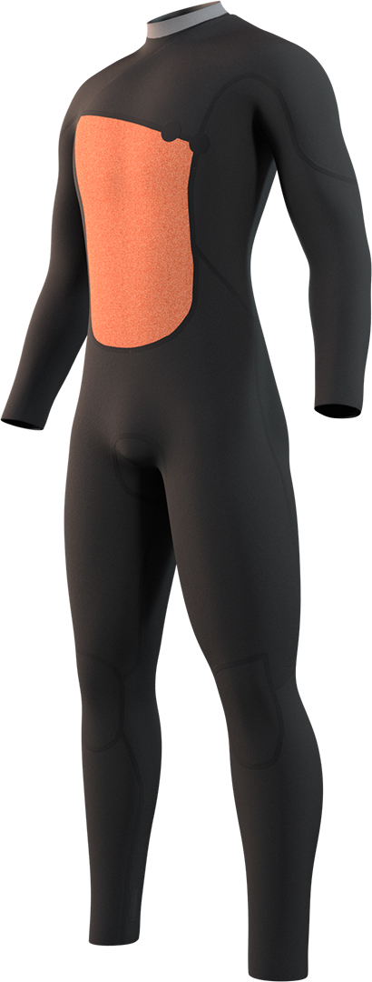 MYSTIC Neopren Surfanzug Neoprenanzug THE ONE 43 ZIPFREE Full Suit 2022 black