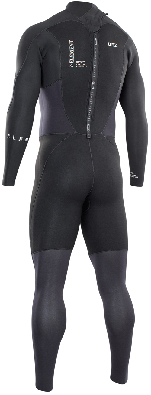 ION Neopren Surfanzug Neoprenanzug ELEMENT 32 BACK ZIP Full Suit 2022 black