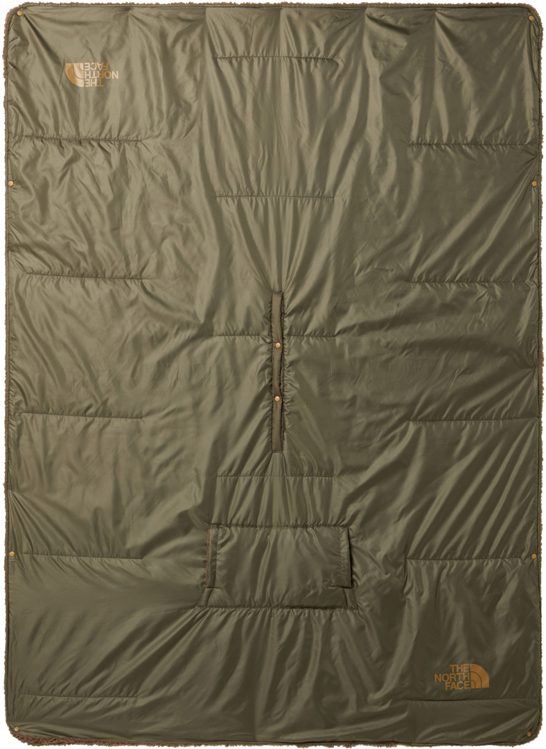 Product image 3 of the product “WAWONA FUZZY Blanket 2027 new taupe green/smokey brown ”