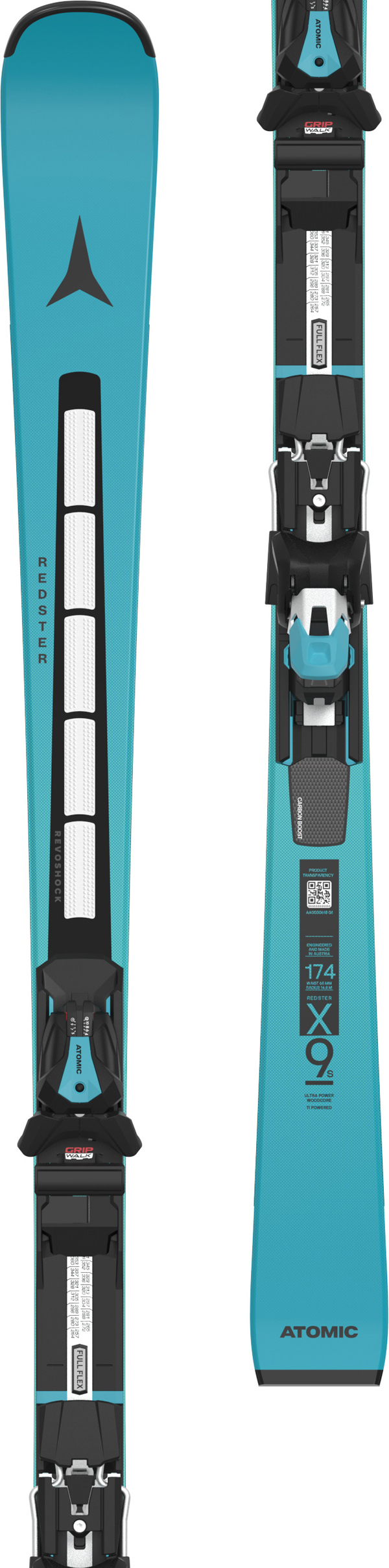 Product image 3 of the product “REDSTER X9S REVOSHOCK S Ski 2027 incl. I 12 GW black/teal 174”