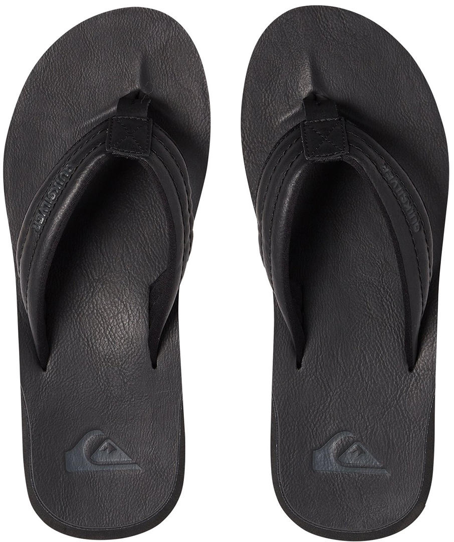 Quiksilver CARVER NUBUCK Sandal solid black | Warehouse One