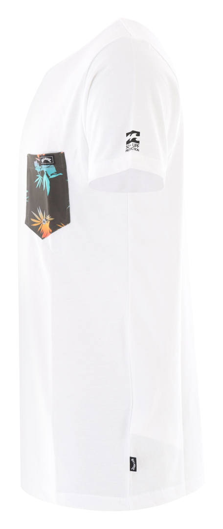 BILLABONG Surf Lycra T-Shirt TEAM POCKET SS Lycra 2021 white Wassersport 