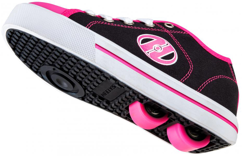 HEELYS Rollschuhe Schuhe mit Rollen CLASSIC X2 Schuh 2024 blackwhitehot pink