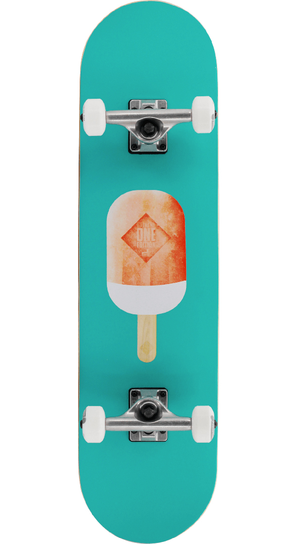 Miniaturansicht 22  - ROLLERCOASTER Skateboard Komplettboard Longboard FEATHERS + ICECREAM + PALMS +