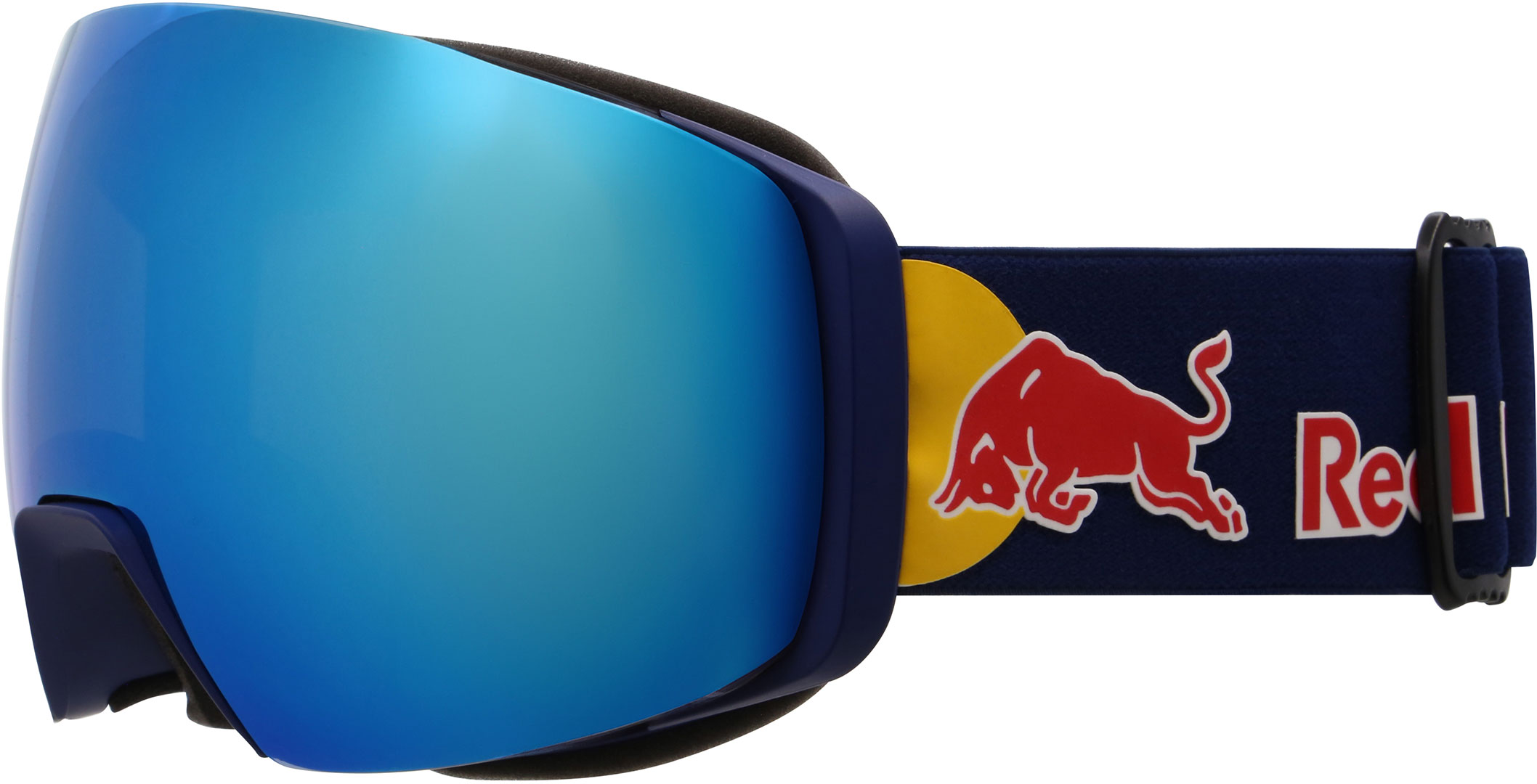 Product image 3 of the product “RED BULL JON Goggle 2026 blue/smoke blue mirror + Zusatzglas light pink ”