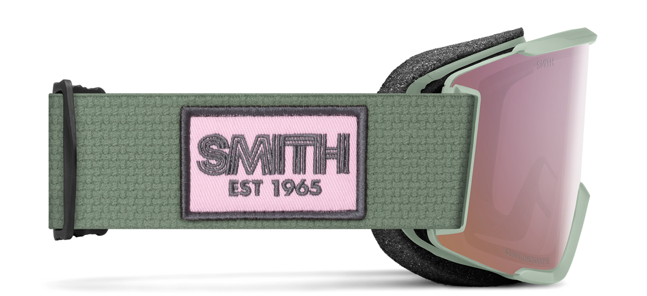 Smith SQUAD S Goggle olive warm steel/chromapop everyday rose gold