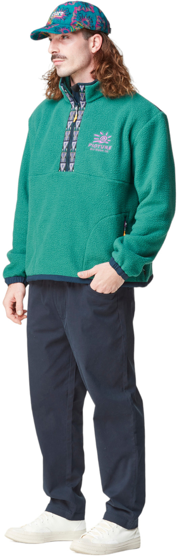 話題の行列 1/4 GAMVIK Picture ZIP One Warehouse | bayberry Fleece Lサイズ