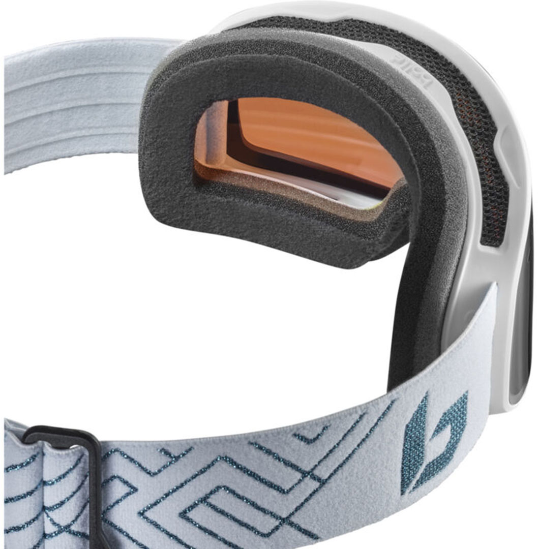 Product image 3 of the product “NEVADA SMALL Goggle 2027 white metallic blue matte/azure ”