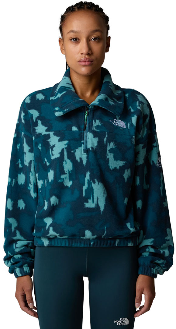 Product image 3 of the product “WOMEN MOUNTAIN ATHLETICS PRINTED 1/4 Zip Fleece 2026 deep cypress painted mo M”
