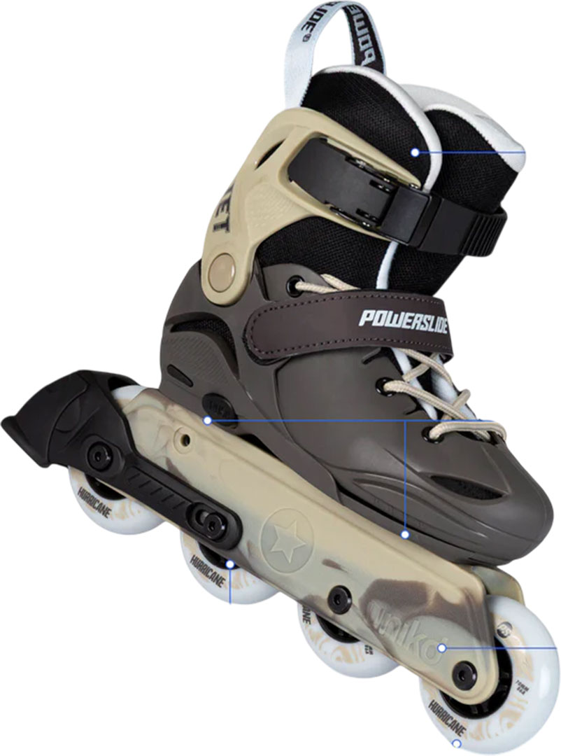 Product image 3 of the product “JET Inline Skate 2026 brown 31-34”
