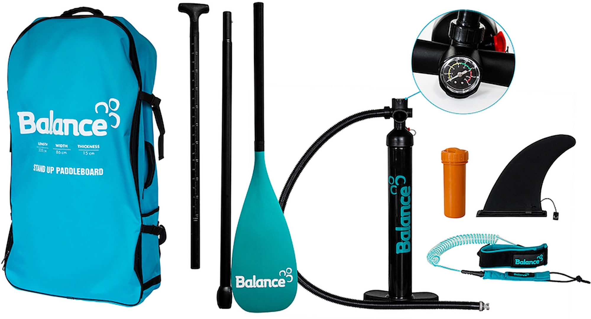 Product image 3 of the product “BALANCE AIR PACK 11,0 SUP 2026 incl. 3-Piece Paddle ”