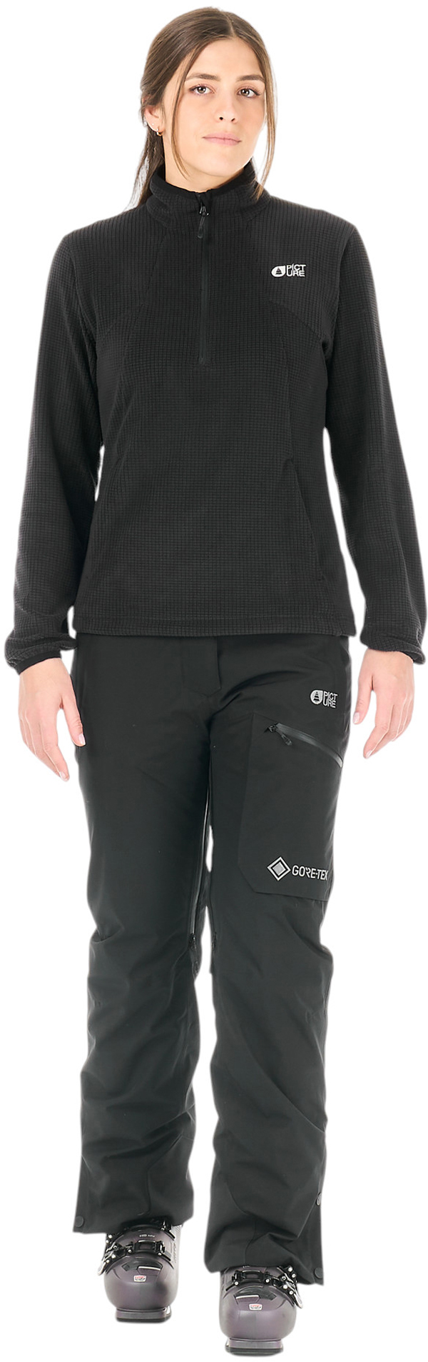 Artikelbild 3 des Artikels “WEAVY GRID WOMEN 1/4 Zip Fleece 2027 black “