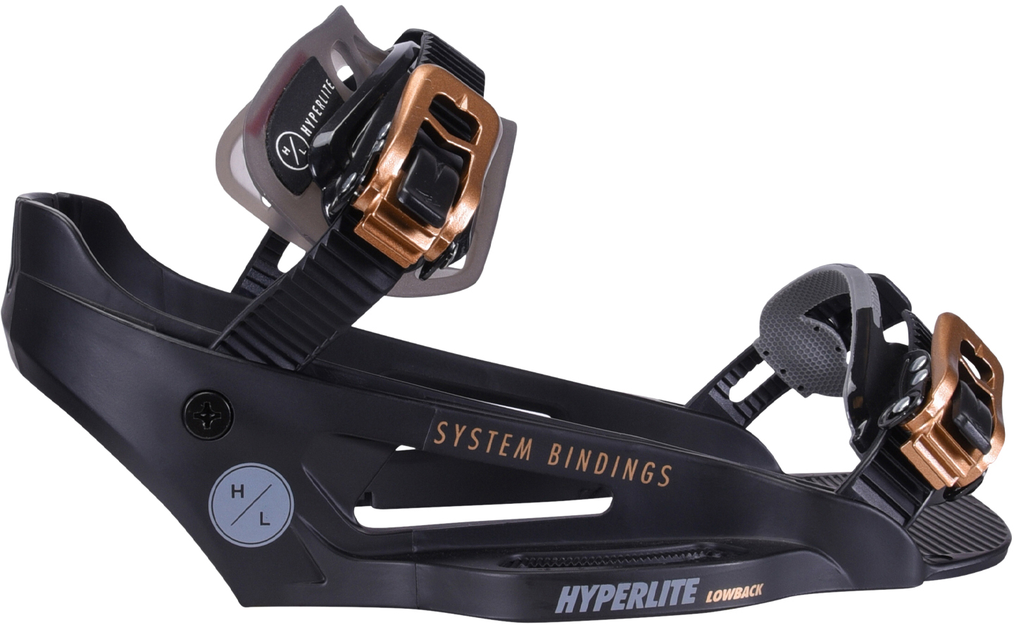 HYPERLITE Wakeboard Bindung Wakeboardboot SYSTEM LOWBACK Bindung 2024 gold Wake