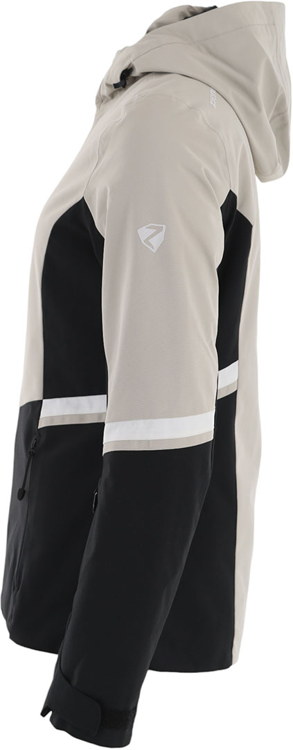 ZIENER Snowboard Skijacke Winterjacke PANKABR Jacke 2024 blacksilver beige