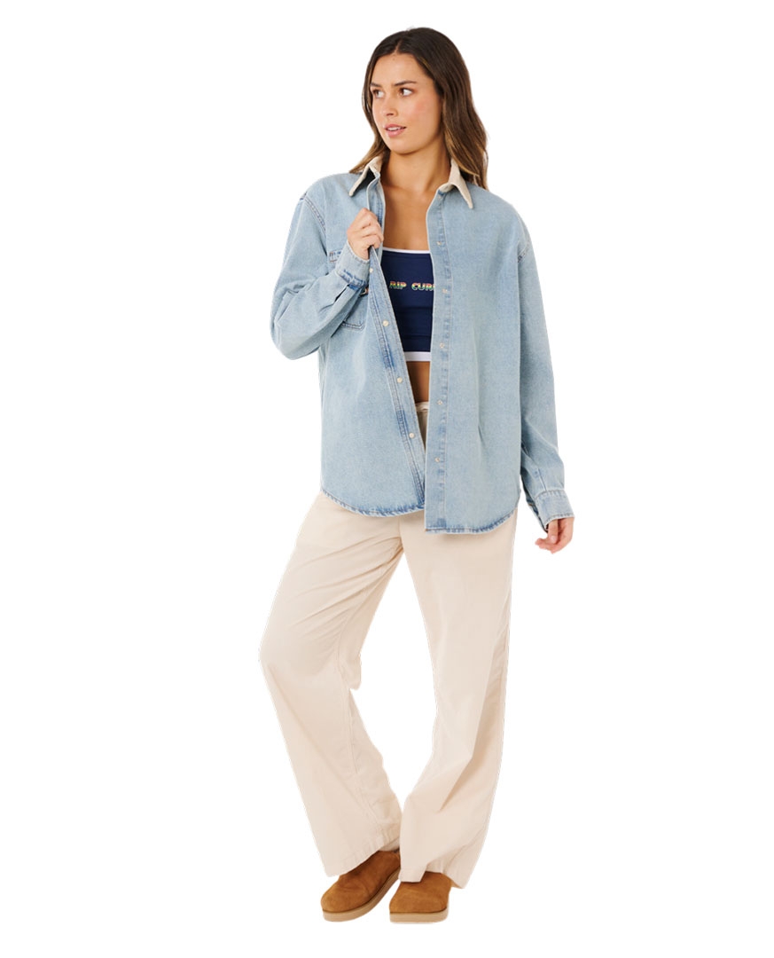 Artikelbild 4 des Artikels “SURF SIDE RELAXED DENIM Hemd 2026 washed blue L“