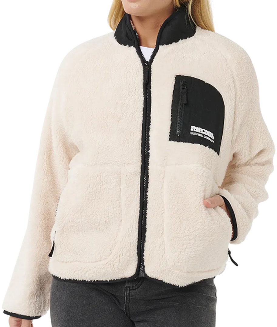 Artikelbild 4 des Artikels “SHORE BREAK Zip Fleece 2026 off white/black M“