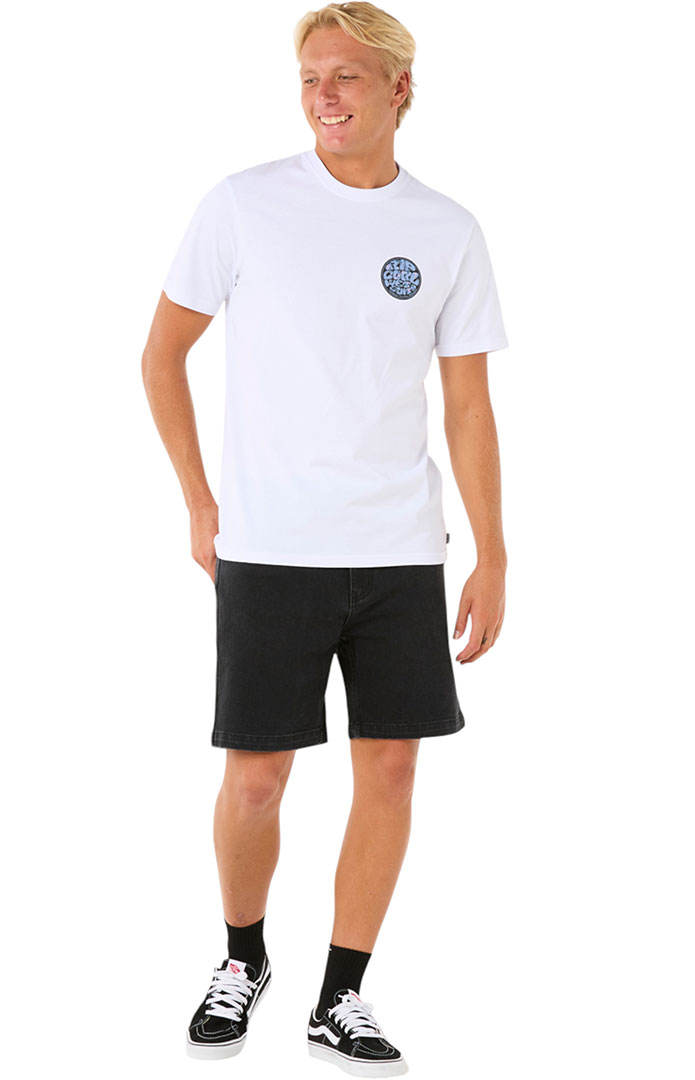 RIP CURL Shirt Tshirt Oberteil WETTIE PASSAGE ICON T-Shirt 2025 white Oberteil