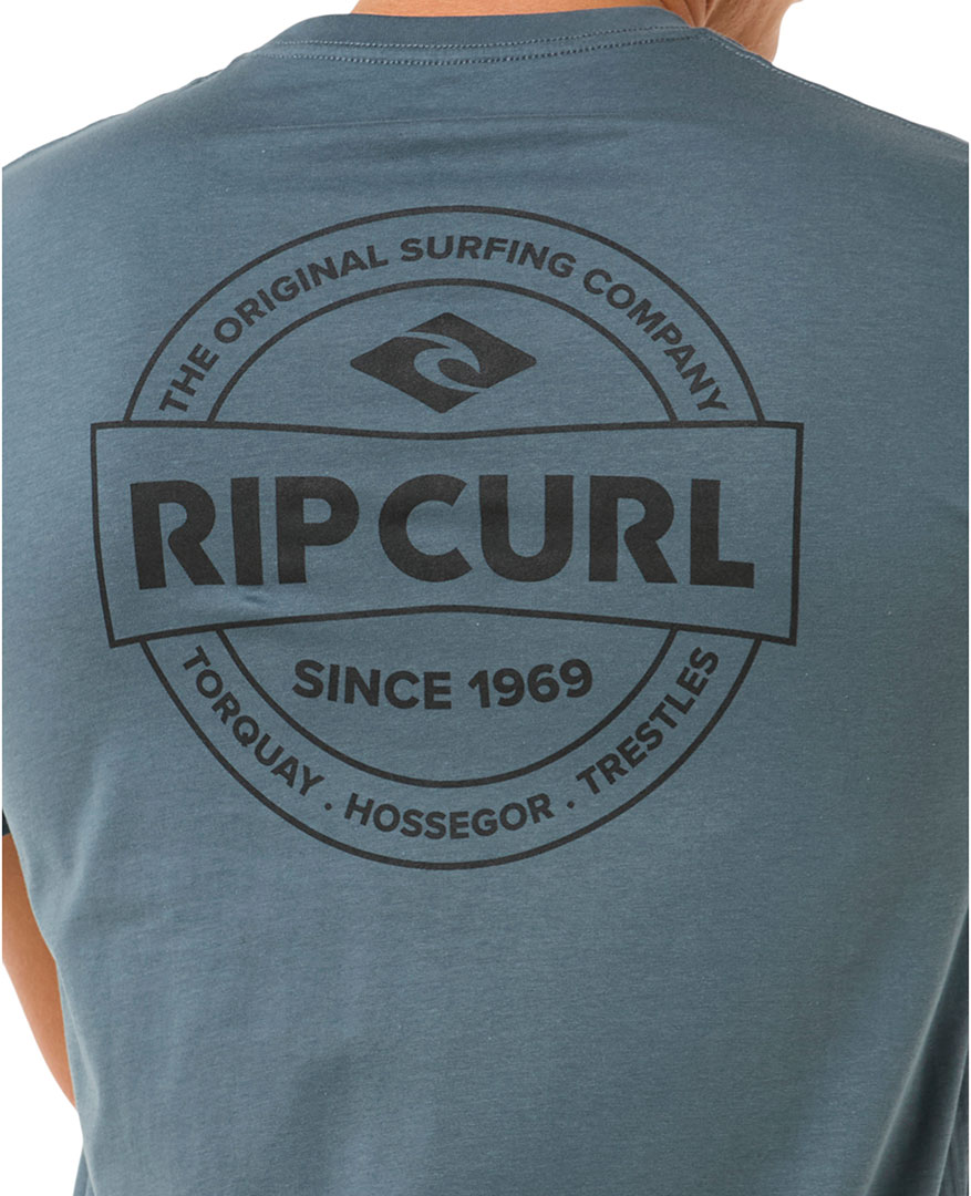 RIP CURL Shirt camiseta parte superior STAPLE T-Shirt 2025 pine night parte superior Top - Imagen 9 de 15