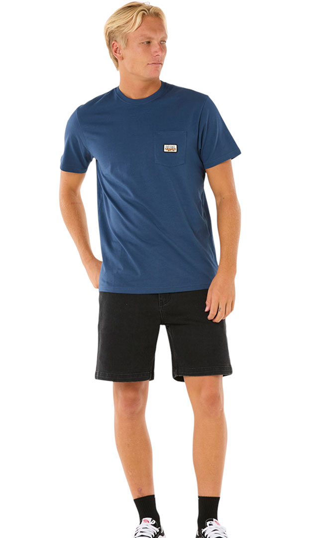 Camiseta RIP CURL parte superior SURF PARADISE BADGE UPDATE 2025 washed - Imagen 10 de 30
