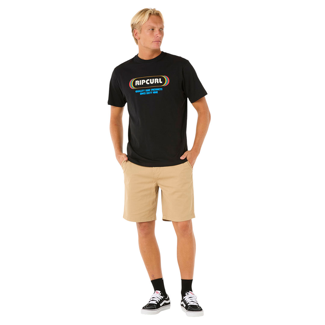 RIP CURL Shirt Tshirt Oberteil SURF REVIVAL YO MUMMA T-Shirt 2025 black Oberteil