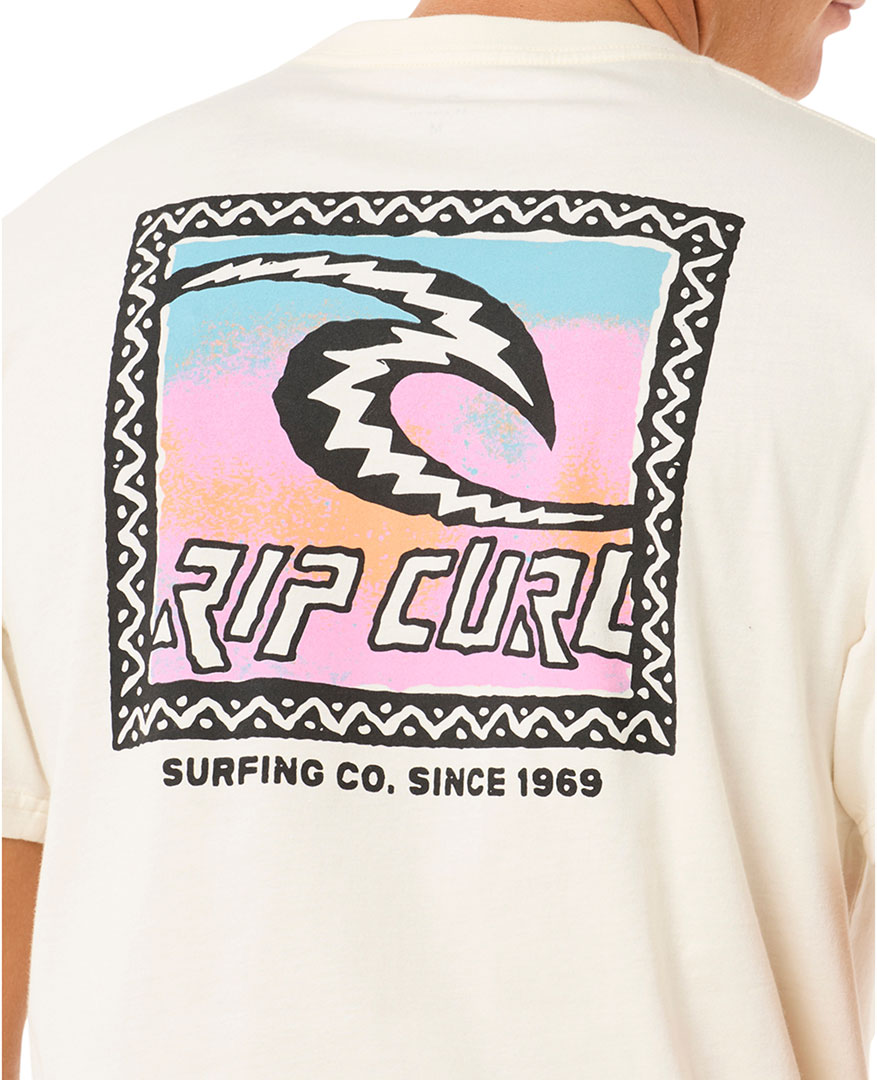 RIP CURL Shirt Tshirt Oberteil RAW ENERGY TRAD T-Shirt 2025 bone Oberteil Top