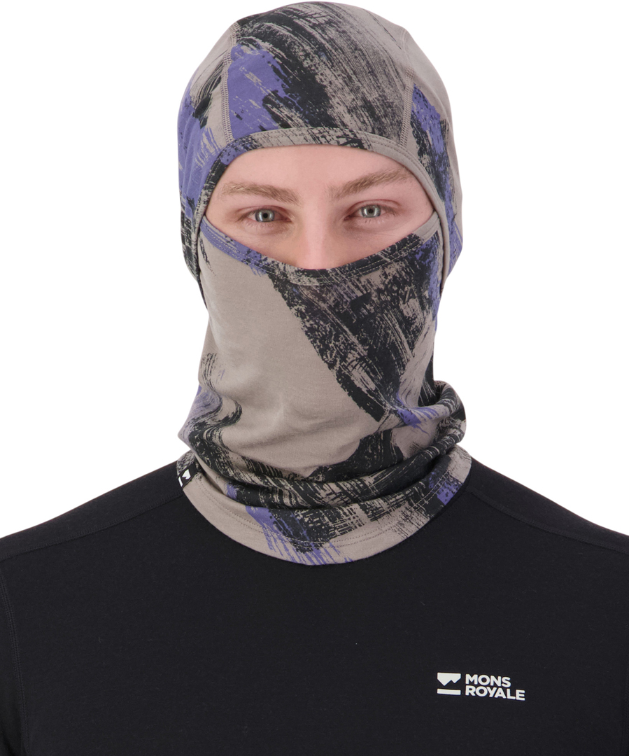 Product image 4 of the product “SANTA ROSA MERINO FLEX Facemask 2027 paintbrush blue S/M”