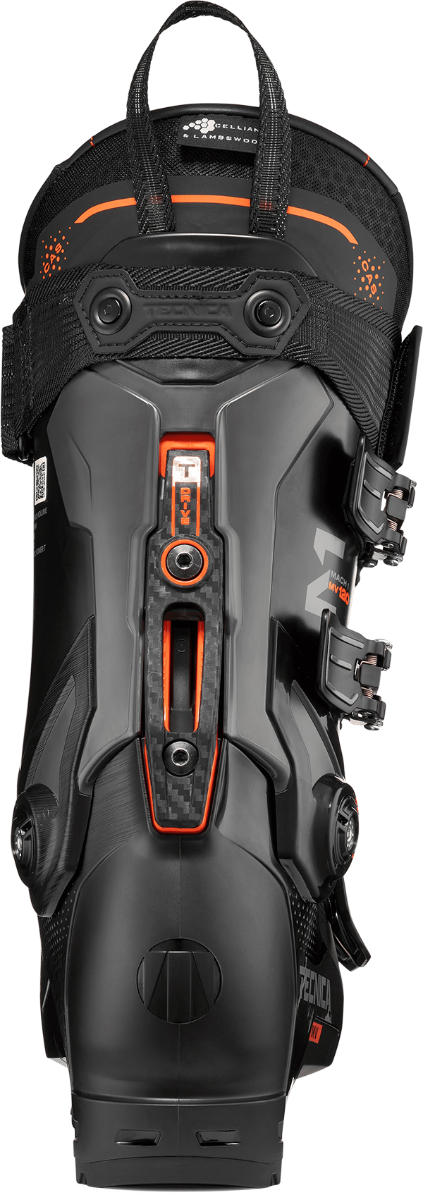 Product image 4 of the product “MACH1 MV 120 Ski Boot 2027 black/orange 28,5”