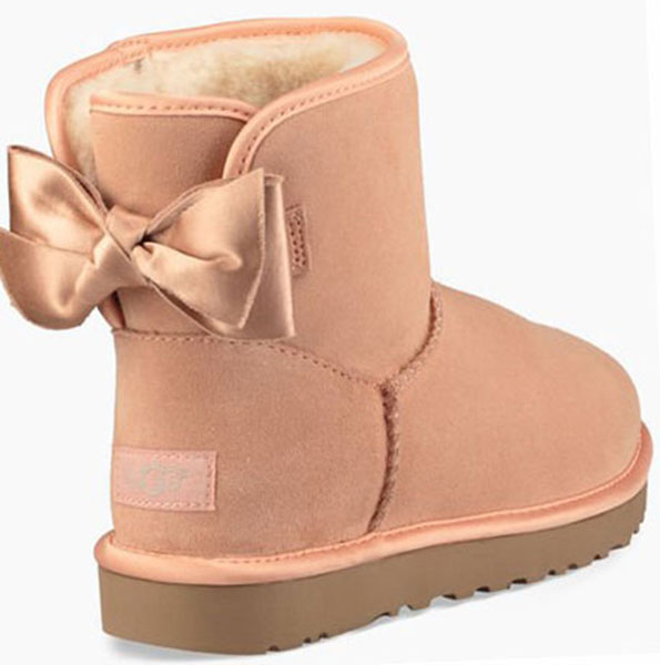 ugg boots satin bow mini